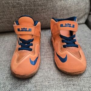 Nike Kids Orange and Blue Shoes